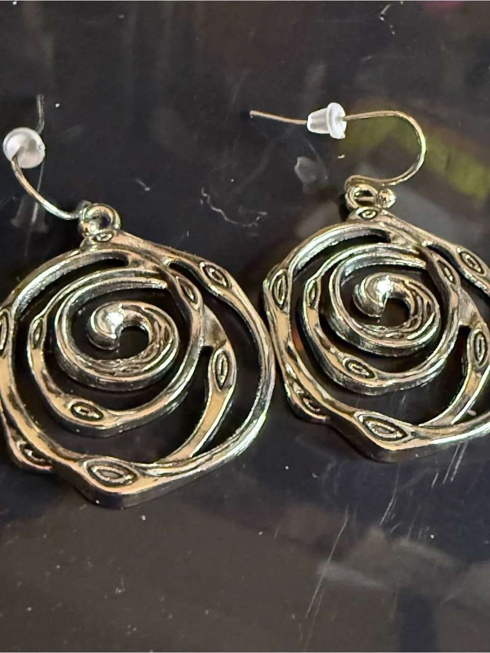 Spiral Drop Earrings for Women - Timeless Swirl Design